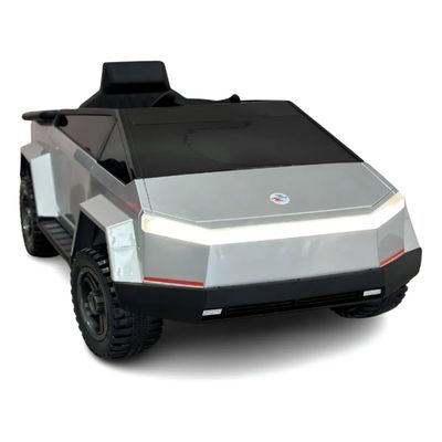Carro Elétrico Infantil Super Truck Futurista 12V - Cinza