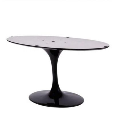 Base de Mesa Saarinen Oval Para Tampo Preto.