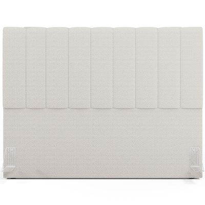Cabeceira Cama Box Casal King 195 cm Dália W01 Bouclê Cru - Lyam Decor