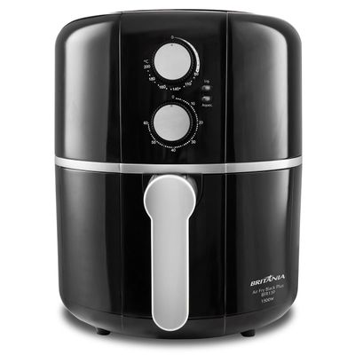 Fritadeira Air Fryer Britânia  4.5L Black Plus 1500W BFR13P 220V