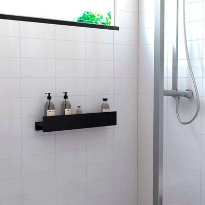 Porta Shampoo Linear 60cm Preto