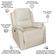 Poltrona do Papai Retrátil Reclinável Elétrica Aniche L06 Couro Off White - Lyam Decor