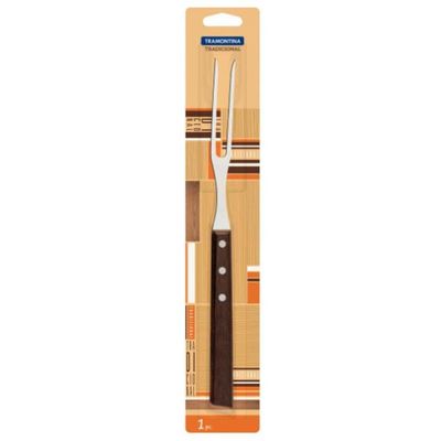 Garfo Trinchante Tramontina Tradicional 6" Madeira Natural