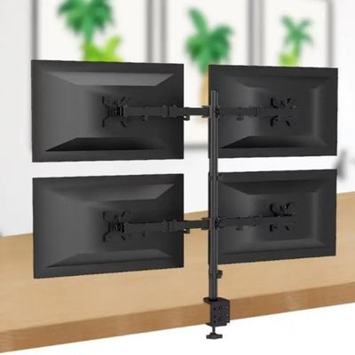 Suporte 4 Monitores Articulado Gamer Trade Estúdio Podcast