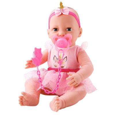 Boneca New Born Divertoys Unicórnio Fofinho