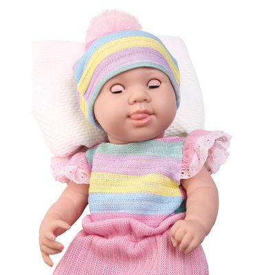 Boneca New Born Divertoys Brincar de Papinha