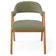 Cadeira de Jantar e Estar Living Estofada Nadja L02 Bouclê Oliva - Lyam Decor