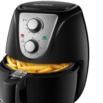 Fritadeira Air Fryer Mondial 3,6L AF36 75992-01 Preto/inox 110V