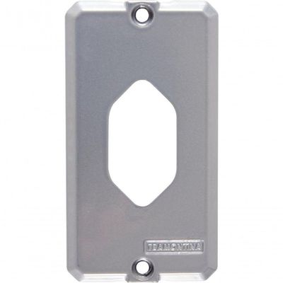Tampa Para Condulete Tramontina 1-2 E 3-4 Com 1 Posto Tomada Vertical