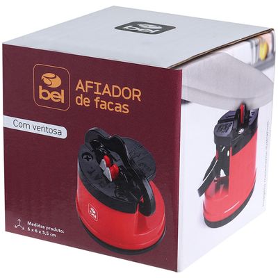 Afiador Amolador de Facas com Ventosa Bel Único