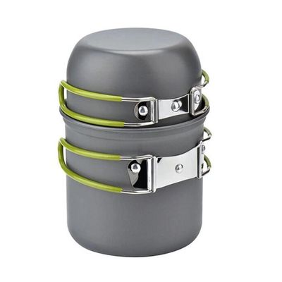 Kit Panelas Aluminio Kit Camping Cozinha Acampamento Outdoor Panela Viagem Praia Pesca Bolsa Sacola