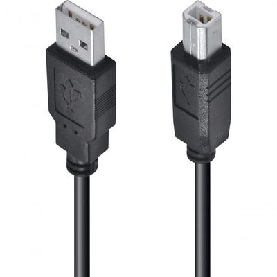 Cabo Usb Para Impressora A Macho X B Macho 2.0 - 3m Uambm-3