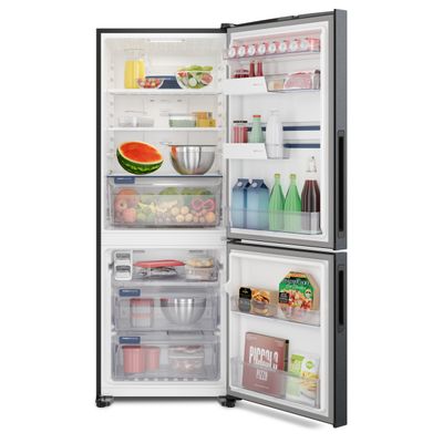 Geladeira Electrolux Frost Free Inverter 490L com AutoSense Inverse Black Inox Look (IB7B) 220V