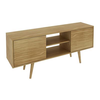 Rack Bancada para TV até 65 Sala de Estar R1464 Natural - Gran Belo
