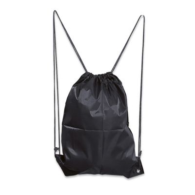 Mochila Saco Academia Esportiva Gym Bag Fitness Unissex Cordão Preto Único / Preto