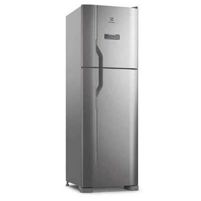 Geladeira Electrolux Frost Free 400L Efficient Turbo Freezer Duplex Inox Look (DFX44) 127V