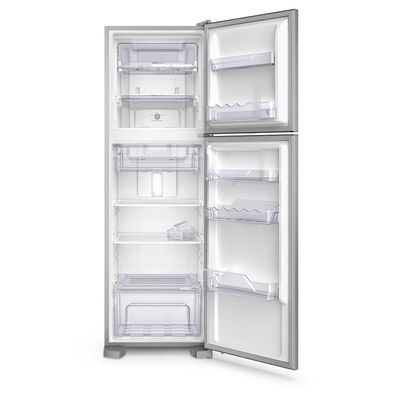 Geladeira Electrolux Frost Free 400L Efficient Turbo Freezer Duplex Inox Look (DFX44) 127V