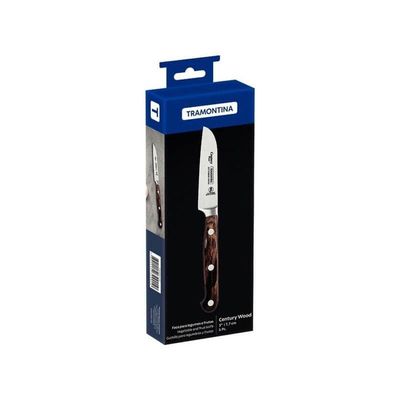 Faca Para Legumes E Frutas Tramontina 3 Century Wood Castanho