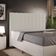 Cabeceira Cama Box Casal Queen 160 cm Dália W01 Bouclê Creme - Lyam Decor