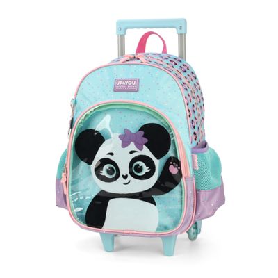 Kit Mochila Infantil Com Lancheira Pandinha Verde - Up4you