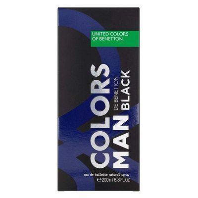 Benetton United Colors Black Eau De Toilette - Perfume Masculino 200ml