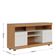 Rack Bancada Yara Freijó Off White Com Mesa De Centro Jeri Off White Freijó - Colibri