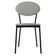 Cadeira Estofada Para Sala De Jantar Azuri Preto C01 Courino Off White - Lyam Decor