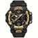Relógio Digital Masculino à Prova De água 5atm Duplo Display Esportivo Quartzo Dourado Preto
