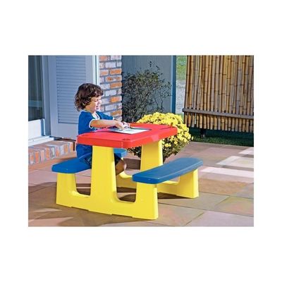Mesa Infantil Picnic Colorida Em Polipropileno Tramontina