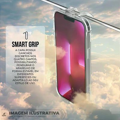 Capa case capinha para iPhone Air - Lybrid - Preta - Gshield