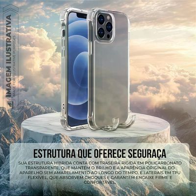 Capa case capinha para iPhone Air - Lybrid - Preta - Gshield