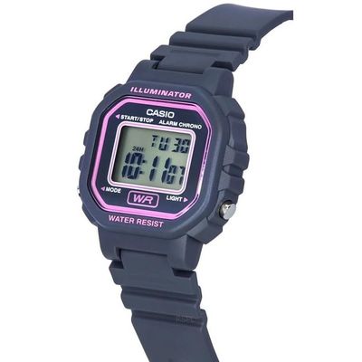 Relógio Casio Feminino Ref: La-20wh-8adf Infantil Digital Cinza