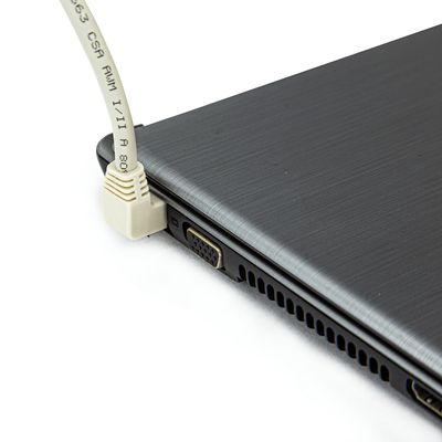 Cabo de Rede Cat7 Plug 90° Graus para Cima - 10 Metros