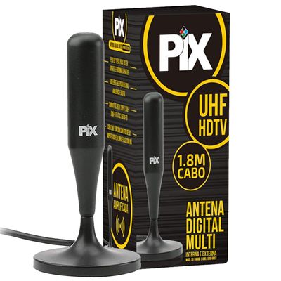 ANTENA INT/EXT PIX DIGITAL C/IMA 5M C/CABO