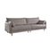 Sofá 2 Lugares Vittro Linho Cinza 170 cm