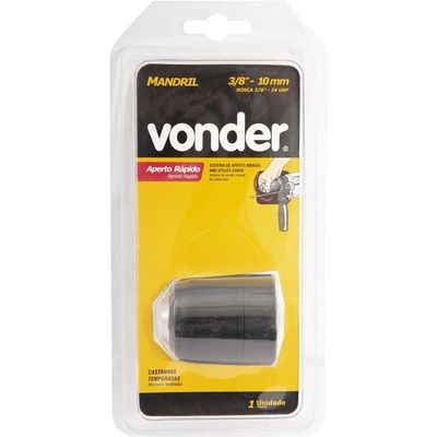 Mandril Aperto Rápido 10Mm-3/8" R.3/8" Vonder
