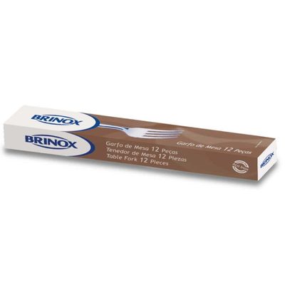 Jogo de Talheres Garfo e Faca Churrasco Inox Siena Brinox 48