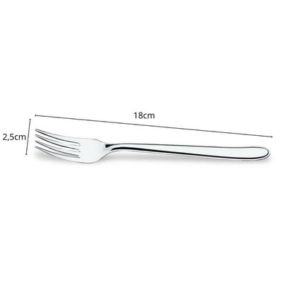 Jogo de Talheres Garfo e Faca Churrasco Inox Siena Brinox 48