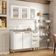 Cozinha Compacta 100% Aço 2 Gavetas Bella Branco Bertolini - Branco Branco