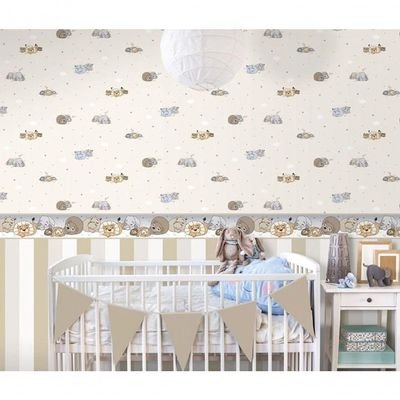 Papel De Parede Treboli Listrão Verde 5884 - Rolo: 10m X 0,53m