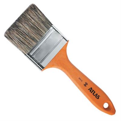 Trincha Média Cerda Gris 4"" - 395-9 - Pinceis Atlas Trincha Media Cerda Gris 4" Atlas 395-9