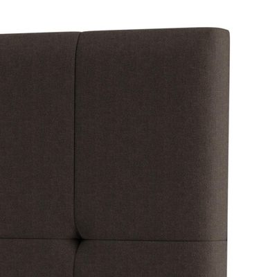 Cabeceira Piave Linho Marrom Queen (8x160x120) - Ortobom