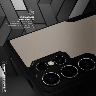 Capa para Samsung Galaxy S25 Ultra - Dual Shock Sense Preta - Gshield