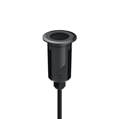 Embutido De Solo Led Stella S.ground 3w Com Caixa De Instalação Bivolt Preto 3000k Luz Amarela