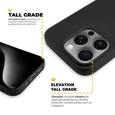 Capa para iPhone 15 Pro - Silicon Cloud - Gshield