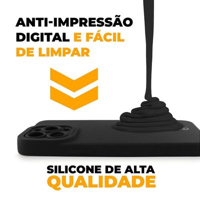 Capa para iPhone 15 Pro - Silicon Cloud - Gshield