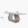 Mesa Sala De Jantar Alvorada 180cm E 6 Cadeiras Liz Moderna Veludo Marrom/off White/imbuia