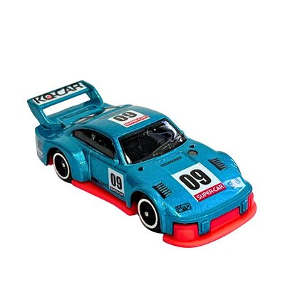 Mini Carrinho Die Cast Garagem S.A. - Corrida Azul Metálico