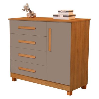 Cômoda Quarto Grécia Com 4 Gavetas E Sapateira Organização Com Elegância