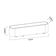 Módulo Led Difusor Para Trilho Magnético Nordecor Magnetic Track Kay 6705 6w Irc 90 48v 3000K Luz Amarela